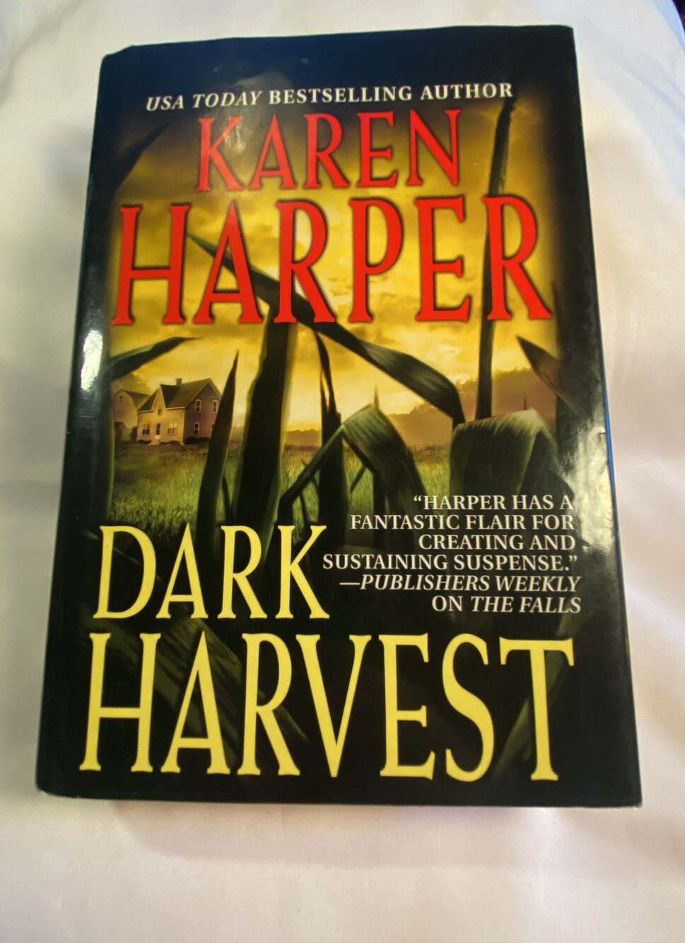 Dark Harvest by Karen Harper Large Print Hardcover Edition
